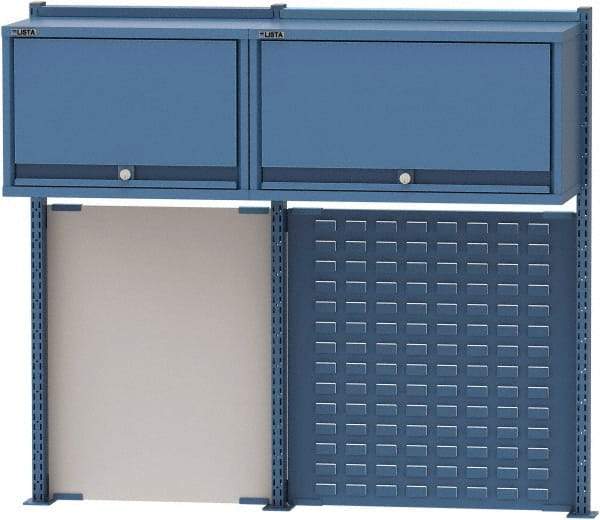 Lista - Steel Workbench & Workstation Riser Combination - 48" High, Use with 60" Long Workbenches - Apex Tool & Supply