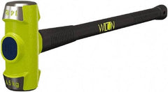 Wilton - 14 Lb Head, 36" Long Sledge Hammer - Steel Head, Steel Handle with Grip - Apex Tool & Supply