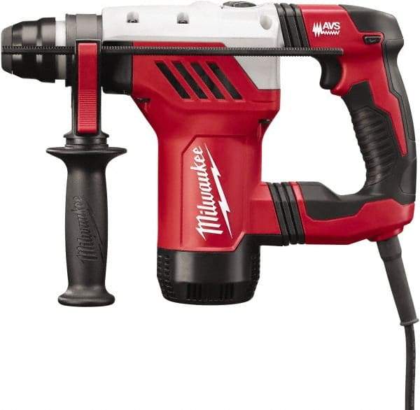 Milwaukee Tool - 120 Volt 1-1/8" SDS Plus Chuck Electric Rotary Hammer - 0 to 5,500 BPM, 0 to 1,500 RPM, Reversible - Apex Tool & Supply