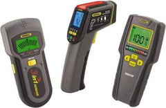 General - 40 to 104°F Operating Temp, Home Inspector Kit - LCD Display, Includes MMD7NP - Pinless Moisture Meter, IRTC50 - Scanning IR Thermometer, MSV100 - Metal/Stud/Voltage Detector, (3) Batteries, Soft Case - Apex Tool & Supply