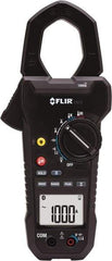 FLIR - CM78, CAT IV, Digital True RMS Clamp Meter with 1.7" Clamp On Jaws - 1000 VAC/VDC, 1000 AC/DC Amps, Measures Voltage, Capacitance, Current, Frequency, Resistance, Temperature - Apex Tool & Supply