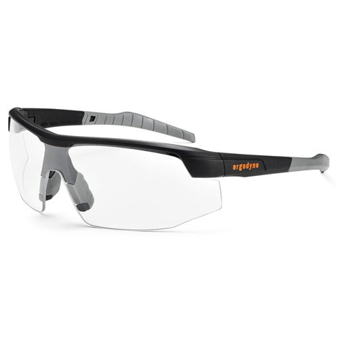 SkoLL Clear Lens Matte Black Safety Glasses - Apex Tool & Supply