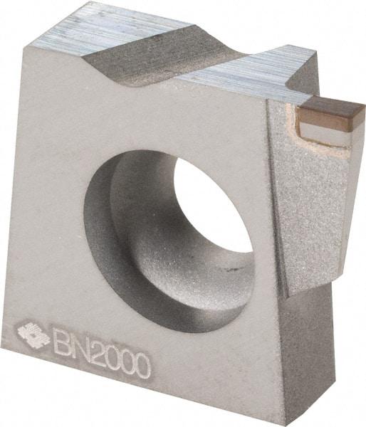 Sumitomo - 504150CGAL Grade BN2000, 0.059" Cutting Width CBN Grooving Insert - 0.197" Max Depth of Cut, Left Hand, 0.2mm Corner Radius - Apex Tool & Supply