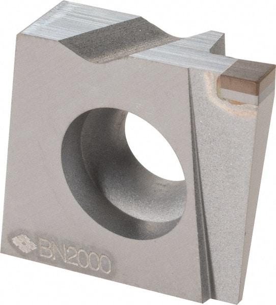 Sumitomo - 504250CGAL Grade BN2000, 0.098" Cutting Width CBN Grooving Insert - 0.197" Max Depth of Cut, Left Hand, 0.2mm Corner Radius - Apex Tool & Supply