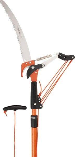 PRO-SOURCE - Pruner - 4.8" Long Hardened Steel Blade, 96" Long Tubular Handle - Apex Tool & Supply