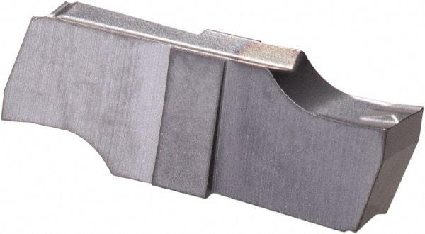 Iscar - 270010GIPI Grade IC908, 2.7mm Cutting Width Carbide Grooving Insert - Neutral, 0.1mm Corner Radius, TiAlN Finish - Apex Tool & Supply