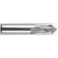 3/8" Dia. - 2-1/2" OAL - Solid Carbide - TiCN - Marxman Drill - Mill SE EM - 2 FL - Apex Tool & Supply