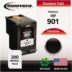 innovera - Black Inkjet Printer Cartridge - Use with HP Officejet J4500, J4600 - Apex Tool & Supply