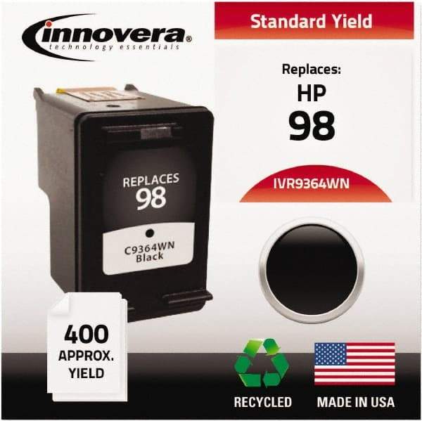 innovera - Black Inkjet Printer Cartridge - Use with HP Deskjet 5940, D4145, D4155, D4160, Officejet 6310, Photosmart 2570, 2575, 8050, C4150, C4150, C4180, D5060, D5065, D5069, D5145, D5155, D5160 - Apex Tool & Supply