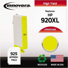 innovera - Yellow Inkjet Printer Cartridge - Use with HP Officejet 6000, 6000 Wireless, 6500, 6500 Wireless, Officejet Wide Format 7500A - Apex Tool & Supply