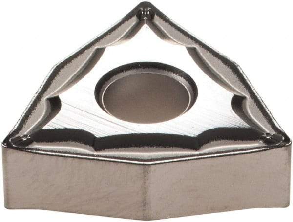 Sumitomo - WNMG431 ESU Grade AC6030M Carbide Turning Insert - 80° Trigon, 1/2" Inscr Circle, 3/16" Thick, 1/64" Corner Radius - Apex Tool & Supply