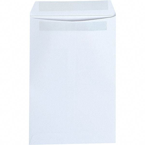 Universal One - 2-1/4" Long x 6.38" Wide Self Seal White Catalog Envelope - White - Apex Tool & Supply