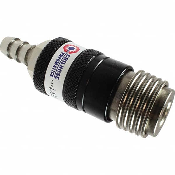 Coilhose Pneumatics - Pneumatic Hose Fittings & Couplings Type: Safety Coupler Thread Size: 1/4 - Apex Tool & Supply