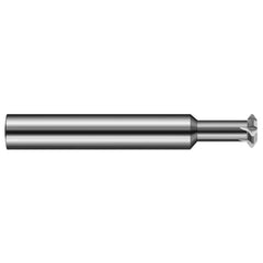 Harvey Tool - 1/2° 1/2" Cut Diam, 0.2075" Cut Width, 1/2" Shank, Solid Carbide Double-Angle Cutter - Exact Industrial Supply