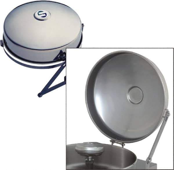 Haws - 11" Long x 11" Wide x 3" High, Stainless Steel Plumbed Wash Station Dust Cover Assembly - Compatible with Combination Drench Shower & Eye/Face Wash Stations - Apex Tool & Supply