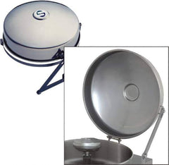 Haws - 11" Long x 11" Wide x 3" High, Stainless Steel Plumbed Wash Station Dust Cover Assembly - Compatible with Combination Drench Shower & Eye/Face Wash Stations - Apex Tool & Supply