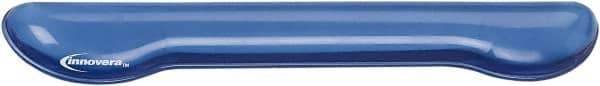 innovera - 2-7/8" x 18-1/4" x 1-1/4" Blue Keyboard Wrist Rest - Use with Keyboard - Apex Tool & Supply