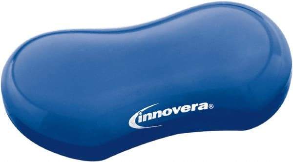 innovera - 3-1/8" x 4-3/4" x 1" Blue Wrist Rest - Use with Mouse - Apex Tool & Supply