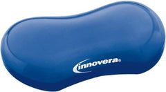 innovera - 3-1/8" x 4-3/4" x 1" Blue Wrist Rest - Use with Mouse - Apex Tool & Supply