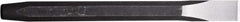Paramount - 12" OAL x 1/2" Blade Width Cold Chisel - 1/2" Tip, 7/16" Stock, Steel Handle - Apex Tool & Supply