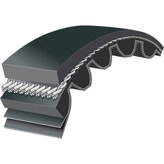 Bando - Section 8M, 20mm Wide, 2,400mm Outside Length, Timing Belt - Neoprene Rubber, Black, Series 8M - Apex Tool & Supply