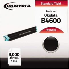innovera - Black Toner Cartridge - Use with Oki B440, B440N, B4600, B4600N - Apex Tool & Supply