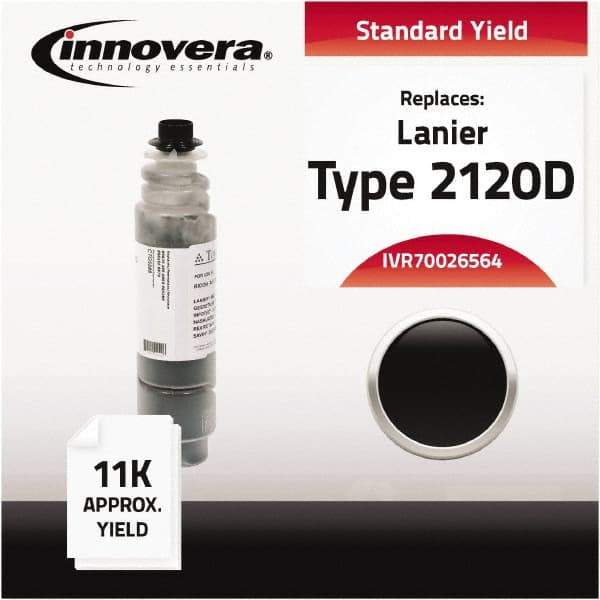 innovera - Black Toner Cartridge - Use with Ricoh Aficio 1022, 1027 (Type 2120D) - Apex Tool & Supply
