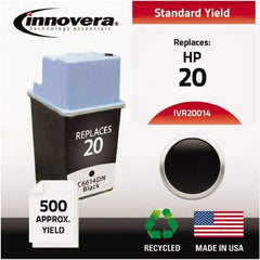 innovera - Black Inkjet Printer Cartridge - Use with HP Deskjet D2530, D2545, D2560, D5560, F4200, F4440, F4480, Photosmart C4640, C4650, C4680, C4795 - Apex Tool & Supply