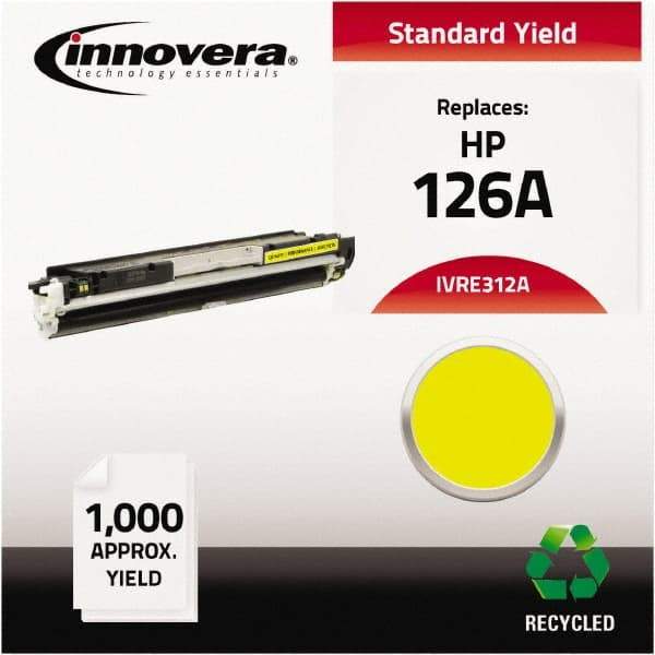 innovera - Yellow Toner Cartridge - Use with HP Color LaserJet CP1020, CP1025NW, LaserJet Pro 100 Color MFP M175A, M175NW, LaserJet Pro 200 Color MFP M275NW - Apex Tool & Supply