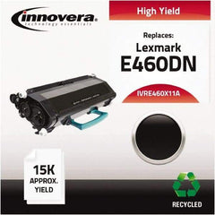 innovera - Black Toner Cartridge - Use with Lexmark E460dn, E460dw, E462DTN, X463DE, X464DE, X466DE - Apex Tool & Supply