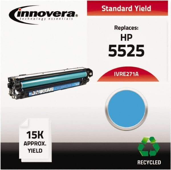 innovera - Cyan Toner Cartridge - Use with HP Color LaserJet Enterprise CP5520, CP5525n, CP5525dn, CP5525xh - Apex Tool & Supply