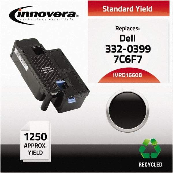 innovera - Black Toner Cartridge - Use with Dell C1660W - Apex Tool & Supply