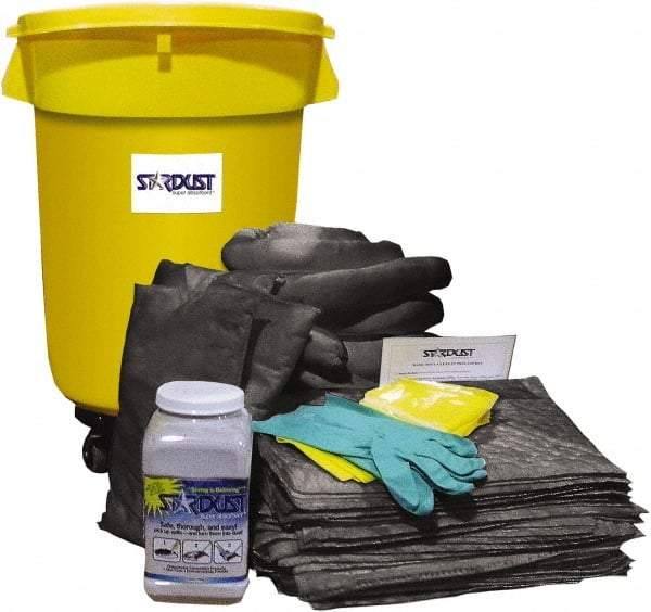 Stardust Spill Products - Spill Clean-Up System Accessory Kit Spill Kit - 32 Gal Mobile Spill Cart - Apex Tool & Supply