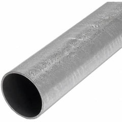 TAPCO - 12' High, Galvanized Traffic Sign Post - Steel, Silver - Apex Tool & Supply