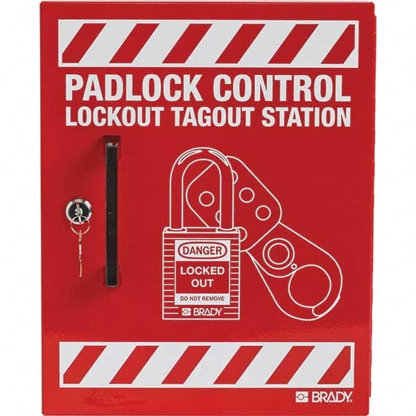 Brady - Empty Steel Padlock Station - Apex Tool & Supply