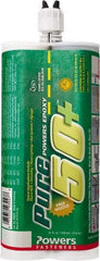 Powers Fasteners - 21 fl oz Epoxy Anchoring Adhesive - 12 min Working Time, Includes Mixing Nozzle, Extension Tube - Apex Tool & Supply