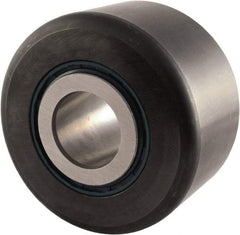 RBC Bearings - 1-1/4" Bore, 4" Roller Diam x 2-1/4" Roller Width, Carbon Steel Sealed Yoke Cam Follower - 45,600 Lb Dynamic Load Capacity, 2-5/16" Overall Width - Apex Tool & Supply
