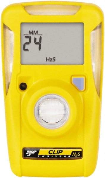 BW Technologies by Honeywell - Visual, Vibration & Audible Alarm, LCD Display, Single Gas Detector - Monitors Hydrogen Sulfide, -40 to 50°C Working Temp - Apex Tool & Supply