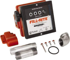 Tuthill - 1" Mechanical Fuel Meter Repair Part - Contains 4 Digit (Gal) Meter, For Use with Pump - FR4210G, FR4410G, FR4204G, FR4210GB, FR4210BGFQ - Apex Tool & Supply