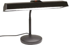 Electrix - 18 Watt, Gooseneck Machine Light - Weighted for Desk, LED Strip, Black - Apex Tool & Supply