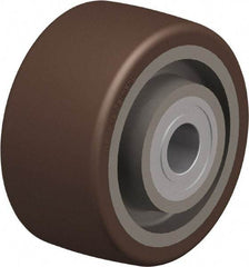 Blickle - 4 Inch Diameter x 1-31/32 Inch Wide, Polyurethane-Elastomer Blickle Besthane Caster Wheel - 1,100 Lb. Capacity, 25/32 Inch Axle Diameter, Ball Bearing - Apex Tool & Supply