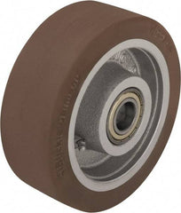 Blickle - 6-1/2 Inch Diameter x 1-31/32 Inch Wide, Polyurethane-Elastomer Blickle Besthane Caster Wheel - 1,760 Lb. Capacity, 25/32 Inch Axle Diameter, Ball Bearing - Apex Tool & Supply