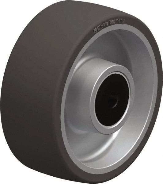 Blickle - 4 Inch Diameter x 1-37/64 Inch Wide, Polyurethane-Elastomer Blickle Softhane Caster Wheel - 220 Lb. Capacity, 5/16 Inch Axle Diameter, Ball Bearing - Apex Tool & Supply