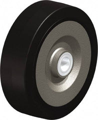 Blickle - 10 Inch Diameter x 3-9/64 Inch Wide, Solid Rubber Caster Wheel - 2,200 Lb. Capacity, 1-3/16 Inch Axle Diameter, Ball Bearing - Apex Tool & Supply