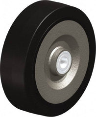 Blickle - 10 Inch Diameter x 3-9/64 Inch Wide, Solid Rubber Caster Wheel - 2,200 Lb. Capacity, 1 Inch Axle Diameter, Ball Bearing - Apex Tool & Supply