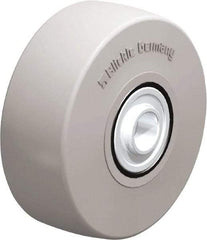 Blickle - 5 Inch Diameter x 1-31/32 Inch Wide, Solid Rubber Caster Wheel - 704 Lb. Capacity, 25/32 Inch Axle Diameter, Ball Bearing - Apex Tool & Supply