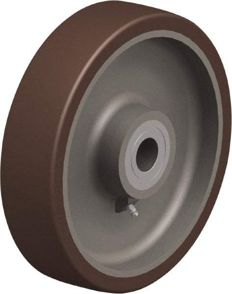 Blickle - 10 Inch Diameter x 2-23/64 Inch Wide, Polyurethane-Elastomer Blickle Besthane Caster Wheel - 3,300 Lb. Capacity, 1-3/16 Inch Axle Diameter, Ball Bearing - Apex Tool & Supply