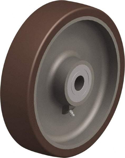 Blickle - 10 Inch Diameter x 2-23/64 Inch Wide, Polyurethane-Elastomer Blickle Besthane Caster Wheel - 3,300 Lb. Capacity, 1 Inch Axle Diameter, Ball Bearing - Apex Tool & Supply