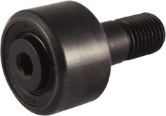 RBC Bearings - 1-3/8" Roller Diam x 3/4" Width, 1/2" Stud Diam x 1-1/4" Length, Sealed Stud Cam Follower with Hex - Carbon Steel, 5/8" Thread Length, 1/2-20 Thread, 2.031" OAL, 4,100 Lb Dynamic Cap, 4,300 Lb Static Cap - Apex Tool & Supply