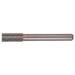 SB-3 Double Cut Solid Carbide Bur-Cylindrical with End Cut - Apex Tool & Supply